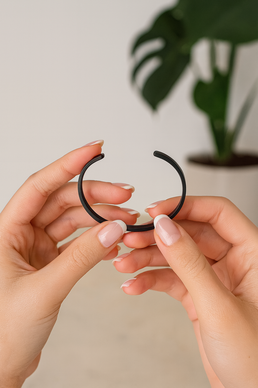 Esclava Negra 6 mm Personalizada