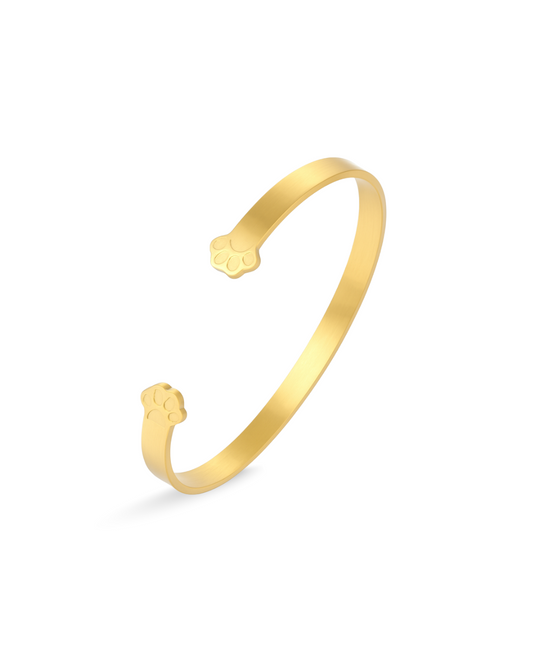 Esclava Patitas Dorada 5mm Personalizada