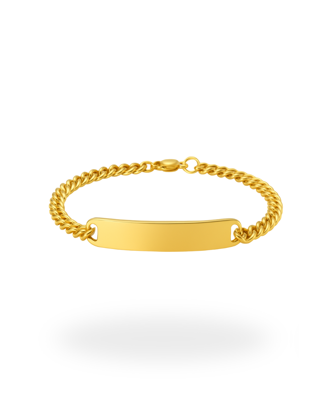 Brazalete Cubano Dorado