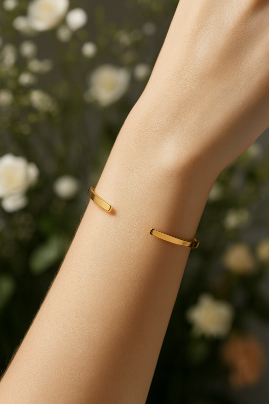 Esclava Dorada 4 mm Personalizada